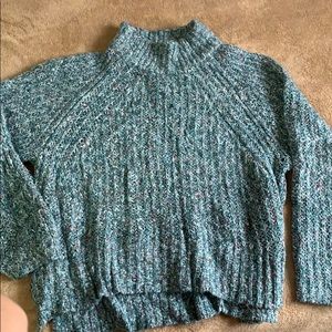 Knit turtleneck sweater